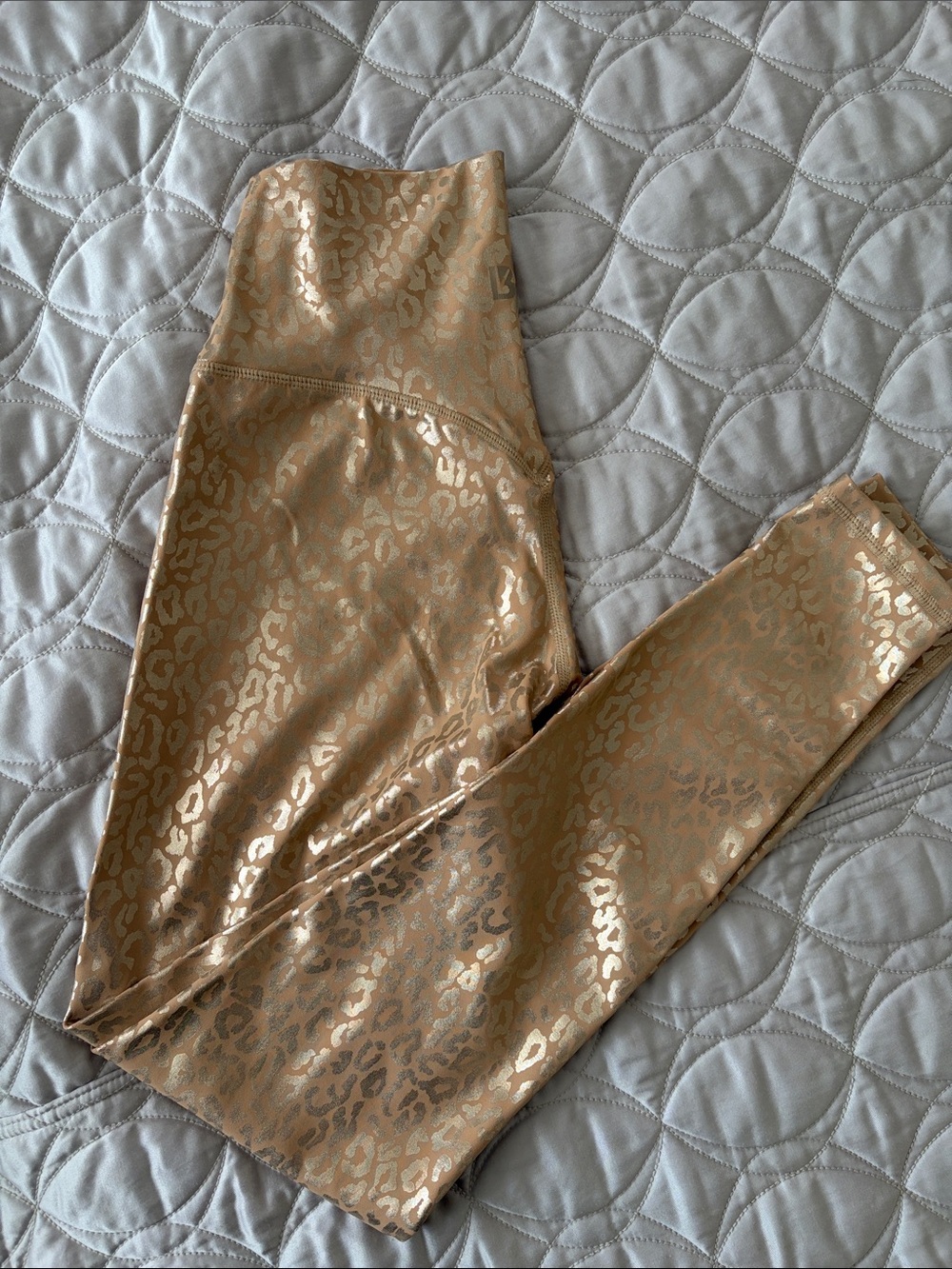 Buffbunny Gold/Tan leopard Leggings